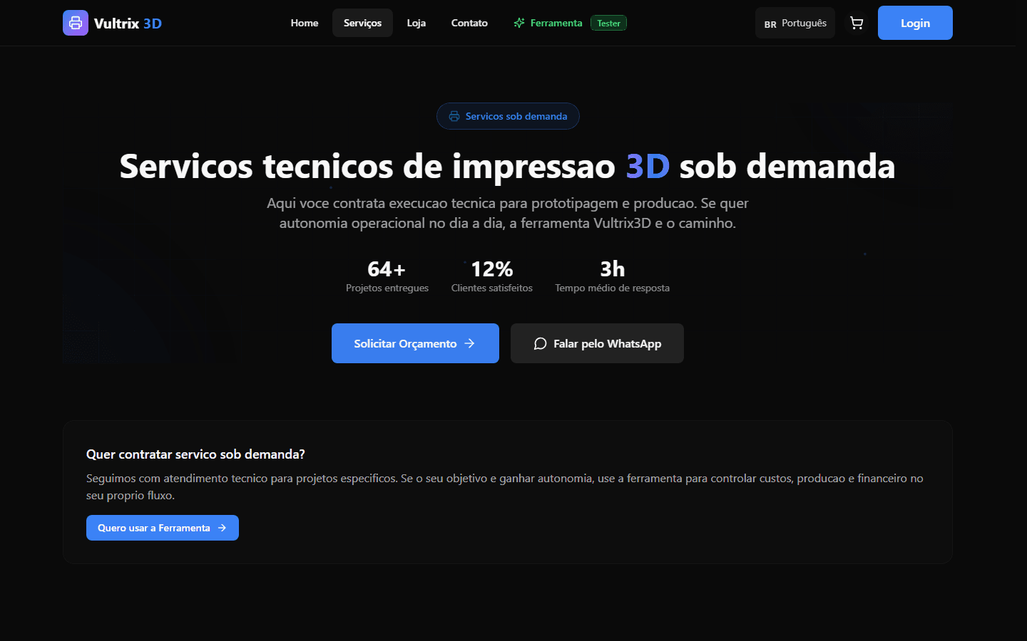 Vultrix 3D - Services surface